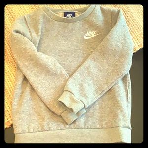 Toddler Grey Nike Sweatshirt